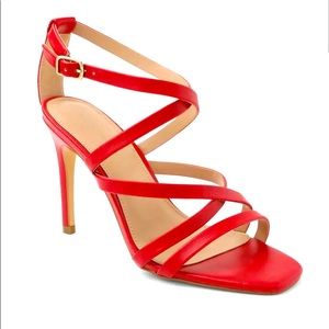 BCBGeneration Inneb Strappy Sandal Red Size 11